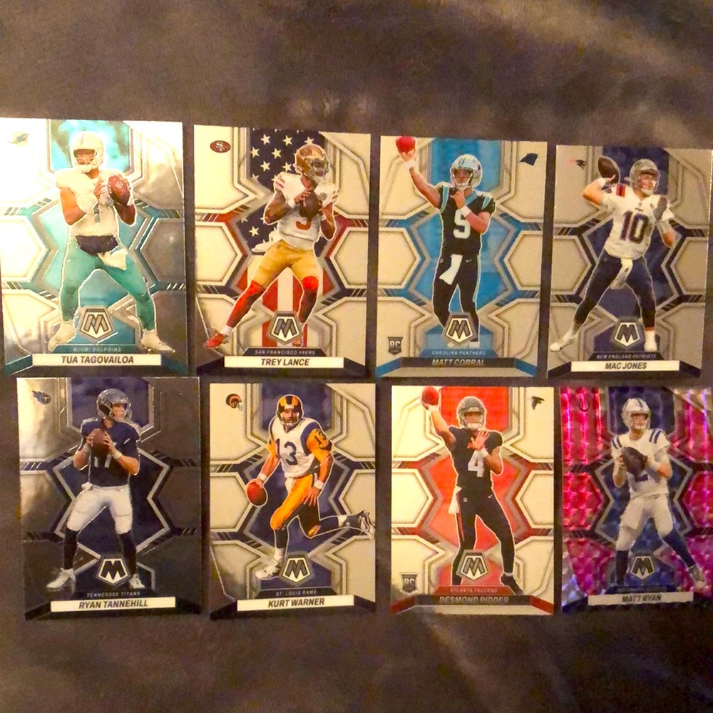 2022 Topps mosaic quarterback football cards